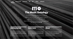 Desktop Screenshot of musicontology.com