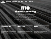 Tablet Screenshot of musicontology.com